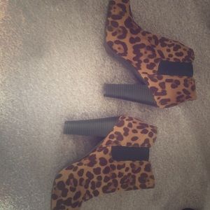 Leopard Booties in season and on trend for fall!